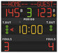 Tableau d'affichage Multisports avec noms des �quipes programmables approuv� par la FIBA